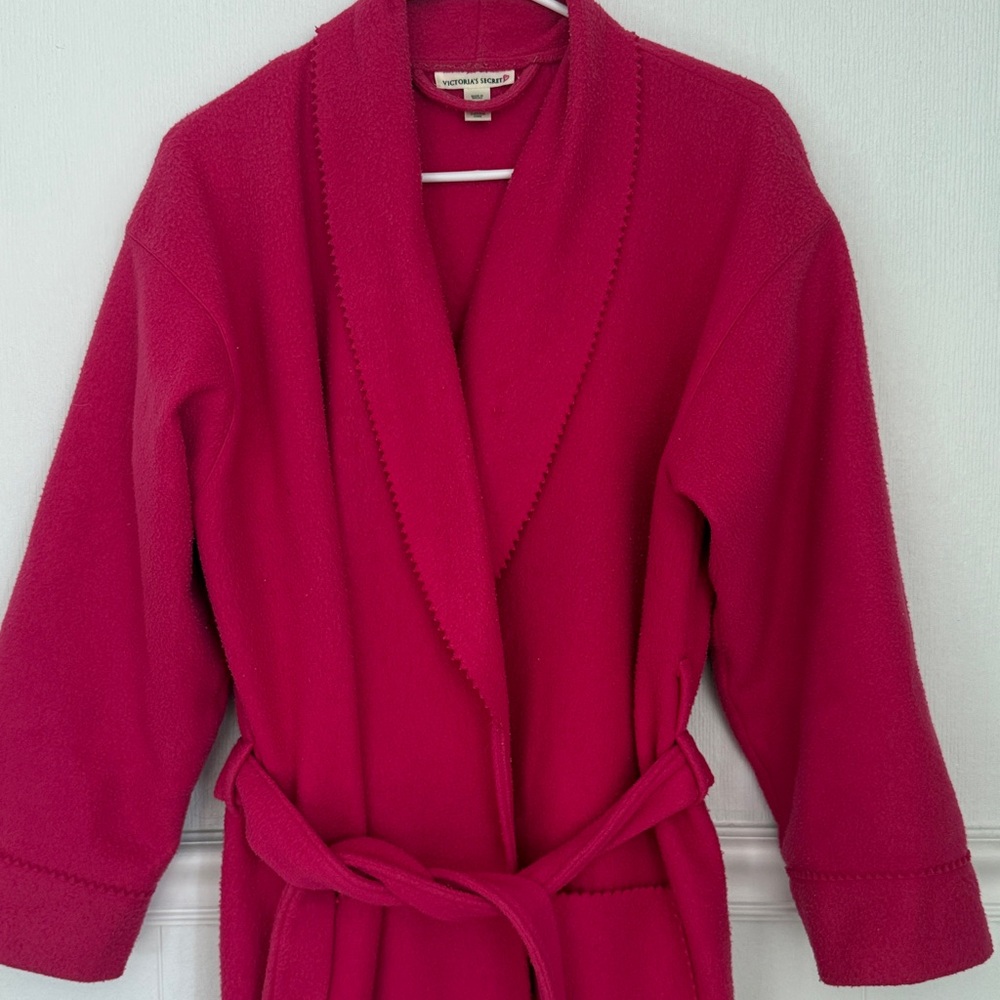 Victoria’s Secret Y2K Vintage Bright Pink Long Robe Medium